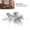 500PCS 0.8mm Diameter Welding Hot Staples Alloy Bumper Repair Welding Wire  Maintenance Technician
