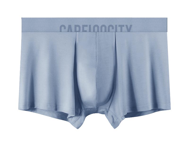 New Breathable 60s Modal Antibacterial Men's Boxer Briefs - Solid Color