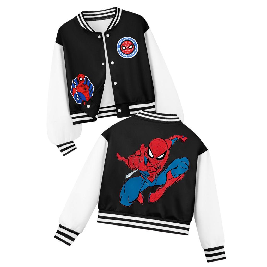 Kids Long Sleeve Print Jacket for Casual Daily Wear