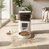 Cat Feeder with Camera, 2.4 GHz WiFi, App Control, 4L Feeder for 1-10 Meals, 2-Way Audio
