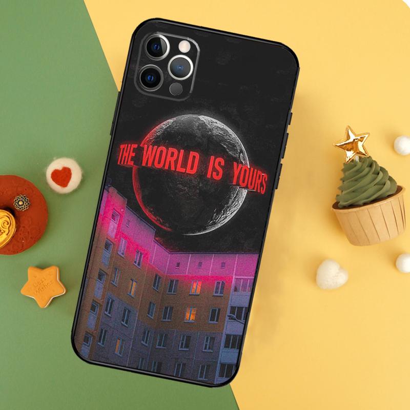 Scarface The World Is Yours Phone Case For iPhone 17 17Air 16 15 14 13 11 12 Pro Max 12 13 Mini 16E Shockproof Cover