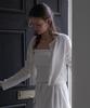 Deheve Basic Linen Cardigan [Ivory]