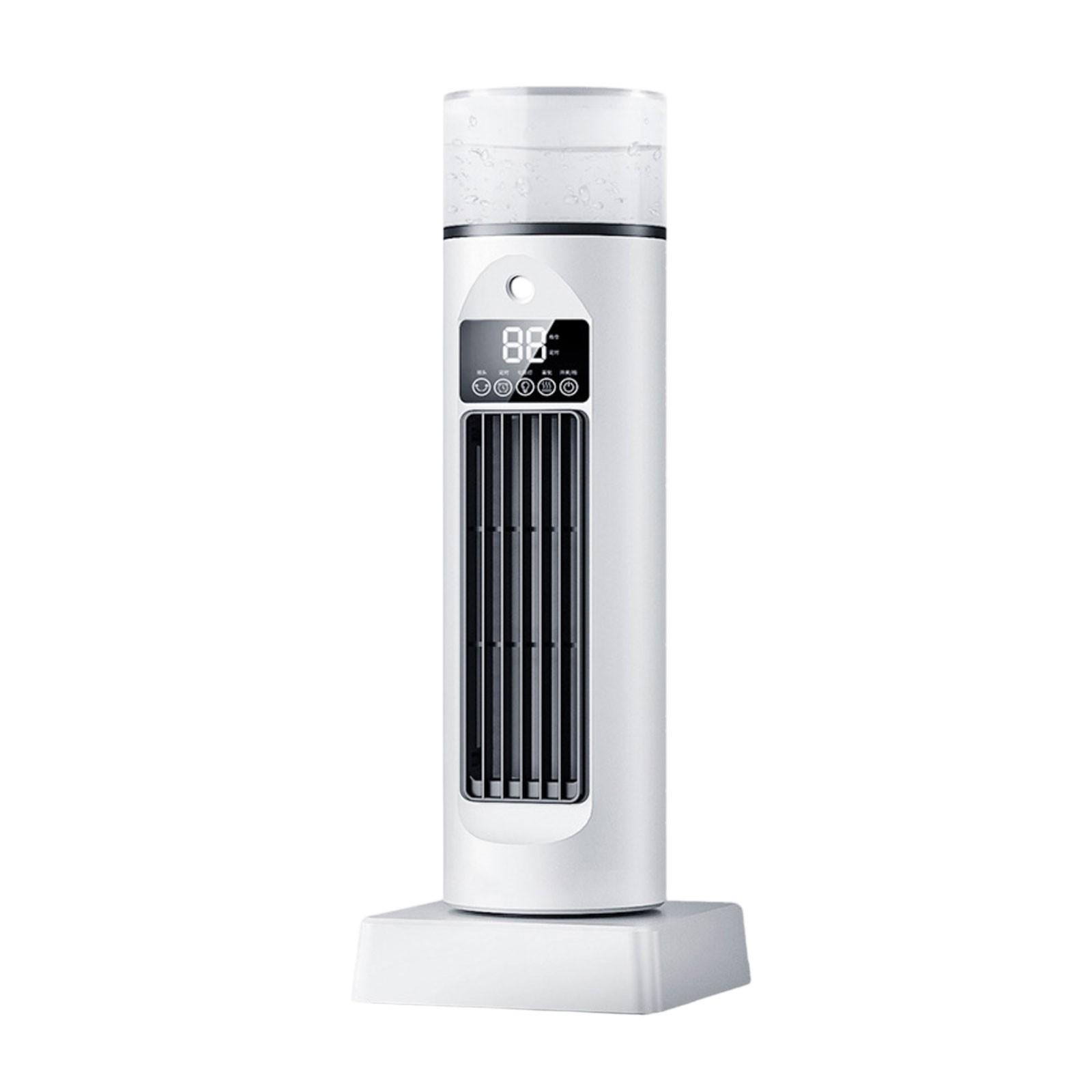 

Leafless Spray Fan Household Desktop Tower Fan Conditioning Fan Water Replenishment Refrigeration Desktop USB Fan One Size