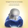 TRAVEL BLUE Memory Foam Hooded U-shaped Neck Pillow