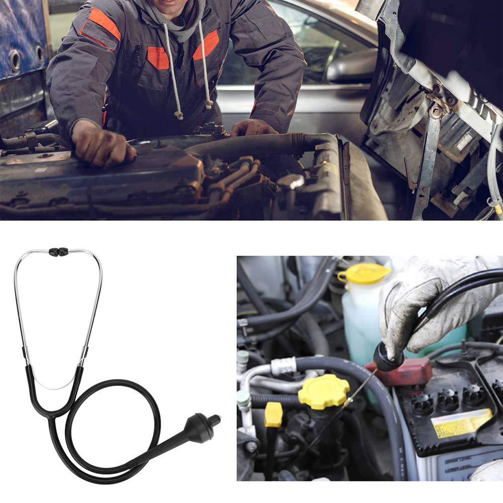 Automotive Mechanical System Tester, Car Engine Cylinder Stethoscope, Automotive Mechanic Engine Tester, Hearing Tool Cylinder Stethoscope Mechanic