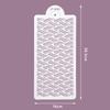 Cake Lace Spray Pattern, DIY Baking Edge, Sugar Powder Screening Tool, Hollow Graffiti, Printing Template, Baking Tool