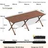 Portable Outdoor Folding Egg Roll Camping Table and Chair Set for Picnic and Barbecue