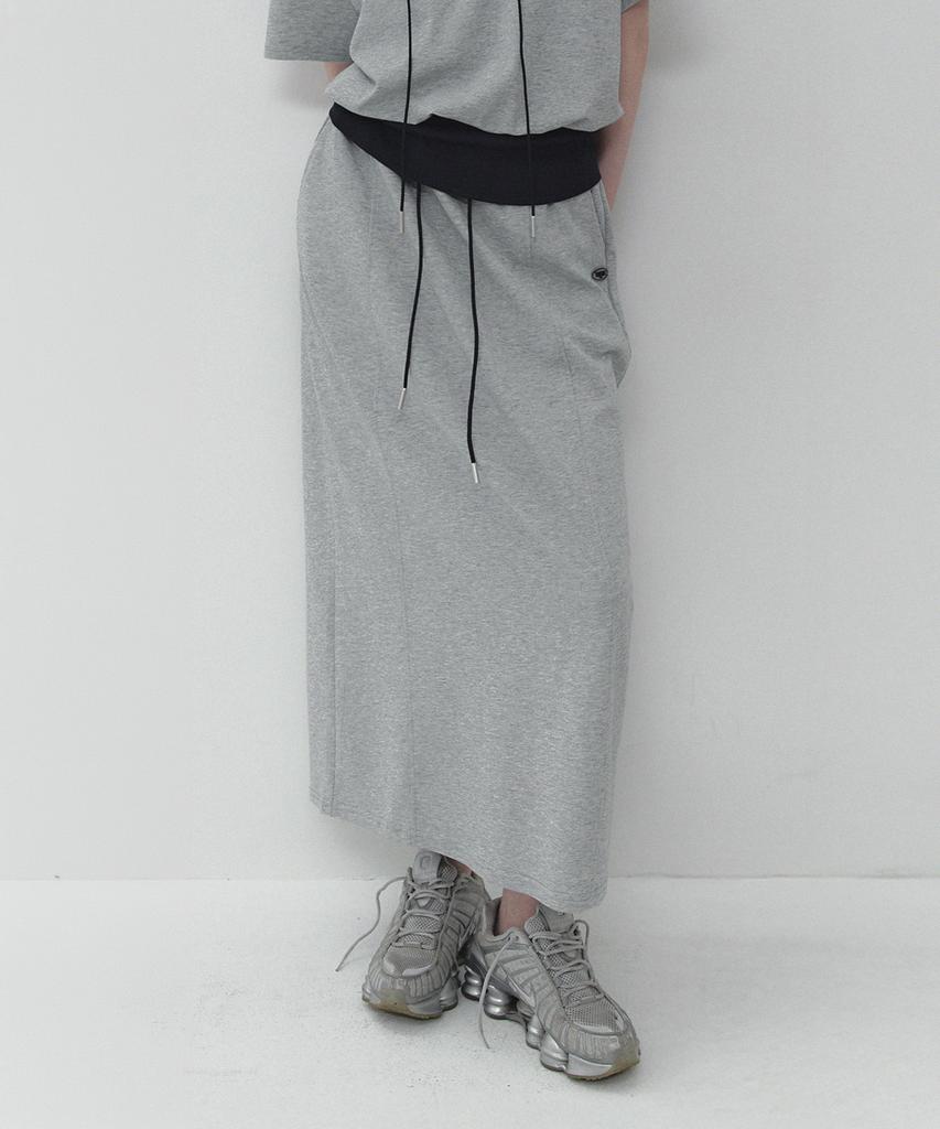 Teuwi Mentor Cutout Banding Long Skirt