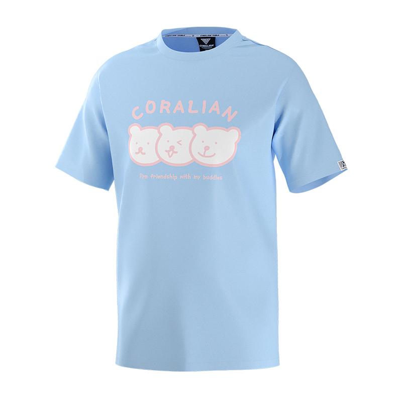 CORALIAN Tennis Round Sorona T-Shirt Sky