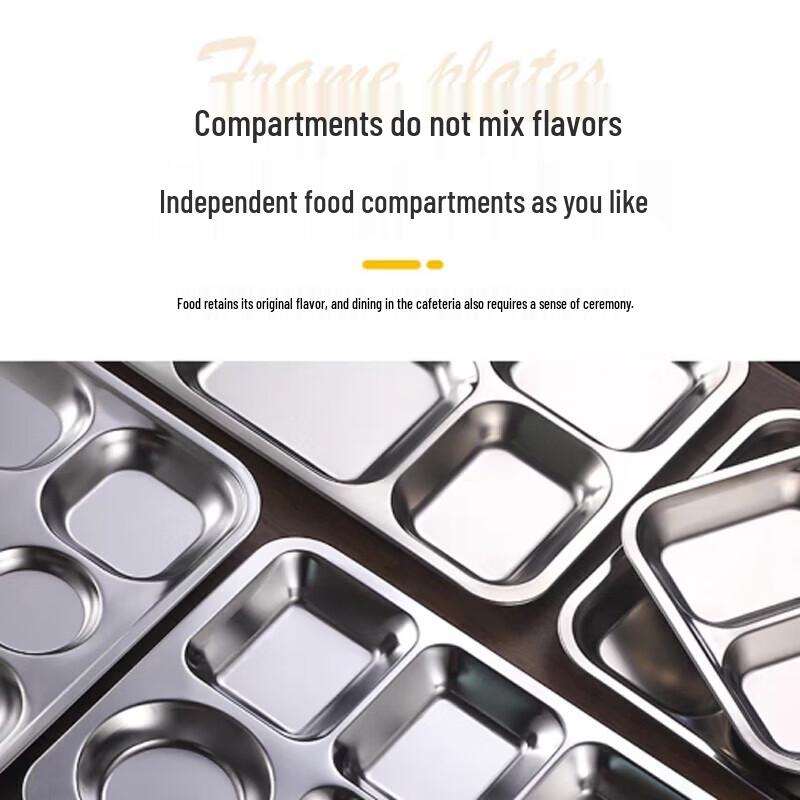 PYTHONIC 304 Stainless Steel Dining Plate