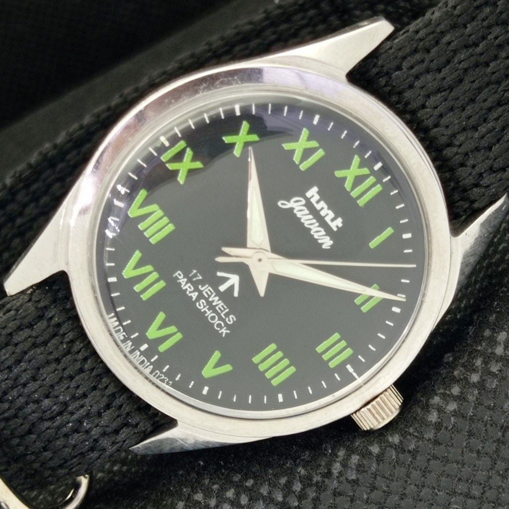 

Б/У HMT JAWAN INDIAN МУЖСКИЕ МЕХАНИЧЕСКИЕ ЧАСЫ a307654-1 Sku584b-a307654