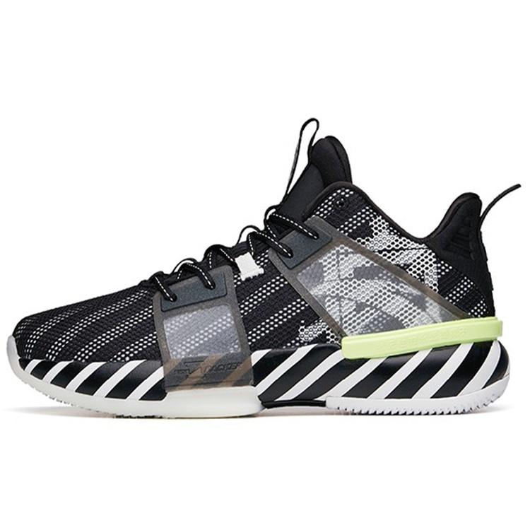 ANTA KT Shock The Game 5 Impact 1.0 Basketball Shoes Black White Men s 112131605-5 EU 42.5