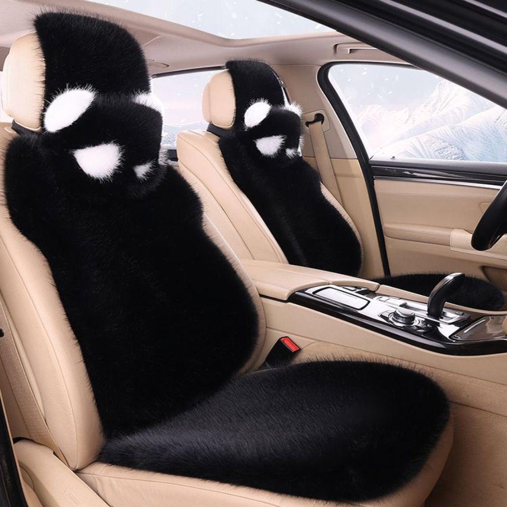 Neck Protection Pillow Car Headrest Waist Support Cartoon Panda Backrest Lumbar Support  Drive