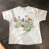 Retro Vintage 90s Flowers Graphic Tee Unisex Short Sleeve Shirt S5XL Unisex T-Shirt