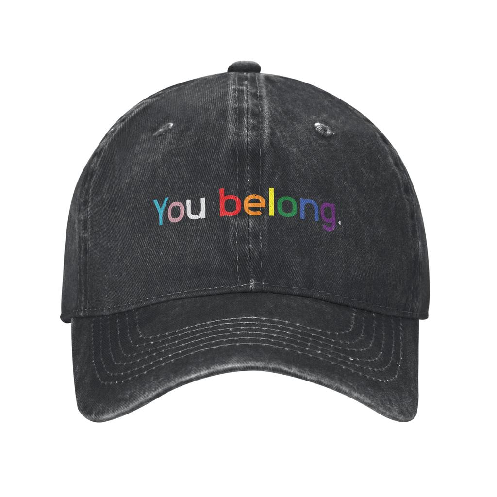 Równość LGBT Duma Świadomość dla Gejów Czapka z Daszkiem Unisex Kobiety Zniszczony Jeans Prany Snapback Kapelusz Outdoor Regulowany Czapki Kapelusz
