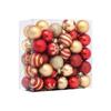 Set di Palle di Natale 50X Palle Decorative Antirottura per Albero di Natale Pallina di Natale Retrò da 1,5 Pollici per le Feste