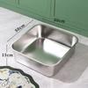 Extra Large Stainless Steel Cat Litter Box with Raised Edge - Anti-Splash, Anti-Tracking, Easy To Clean.