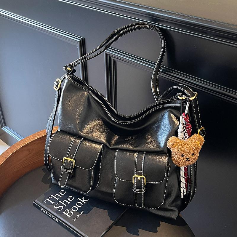 IELGY Ladies Tote Bag - Large Capacity, Soft Leather, Multi-Pocket Shoulder Bag