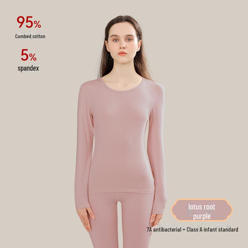 Tierkreisjahr Paar Thermo-Unterwäsche-Set – Herren- & Damen Festliches Rot Baumwolle