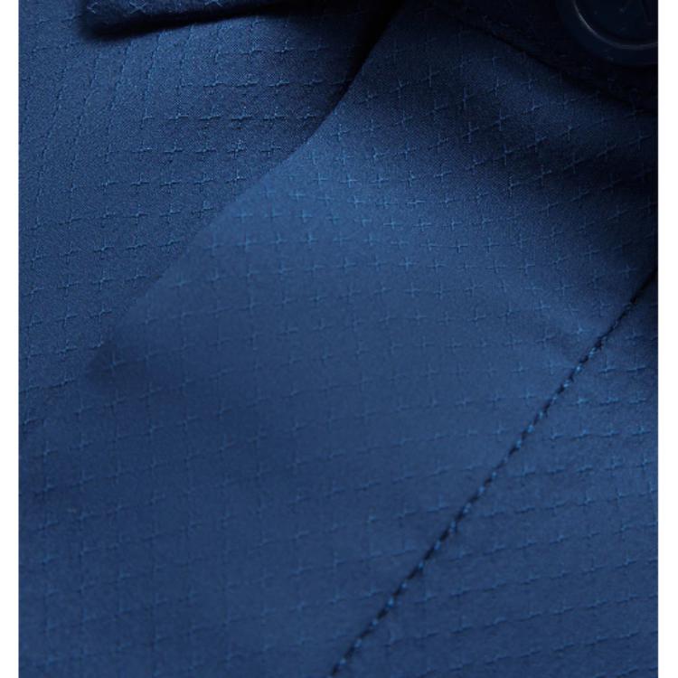 Li Ning Wade Series Letter Color Block Button Down Loose Short Sleeve Shirt Men Shirts Deep-Navy ASHU493-3