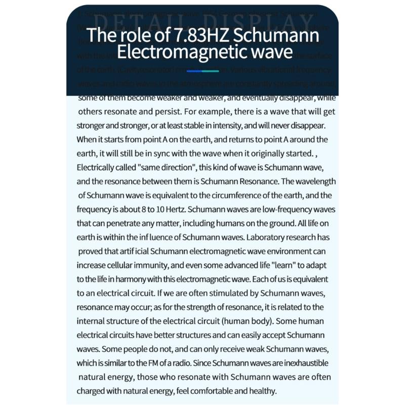 7.83Hz Schumann Waves Generator Schumann Resonances Generator Enhancing Creativity Reducing EMFRadiation Effects