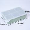 Silicone Ice Cube Tray with Lid - 6, 15, 24 Grids for Easy Release Ice Cubes