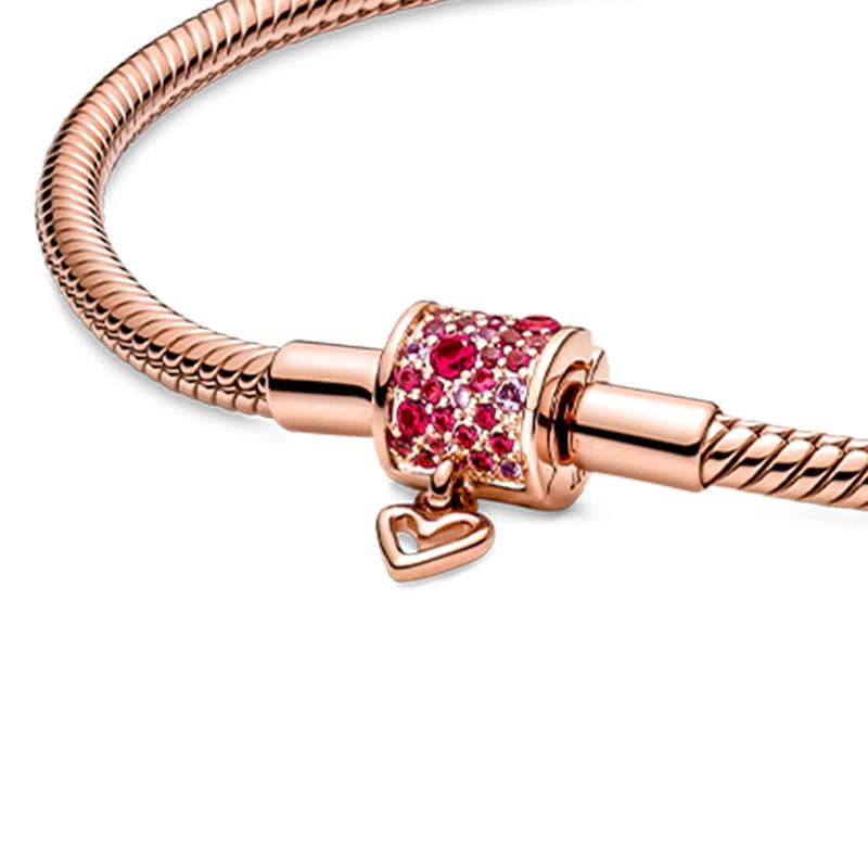 Pandora Heart to Heart Set, Alloy Bracelet, Same Style for Men and Women, Couple Style ZT24091809A