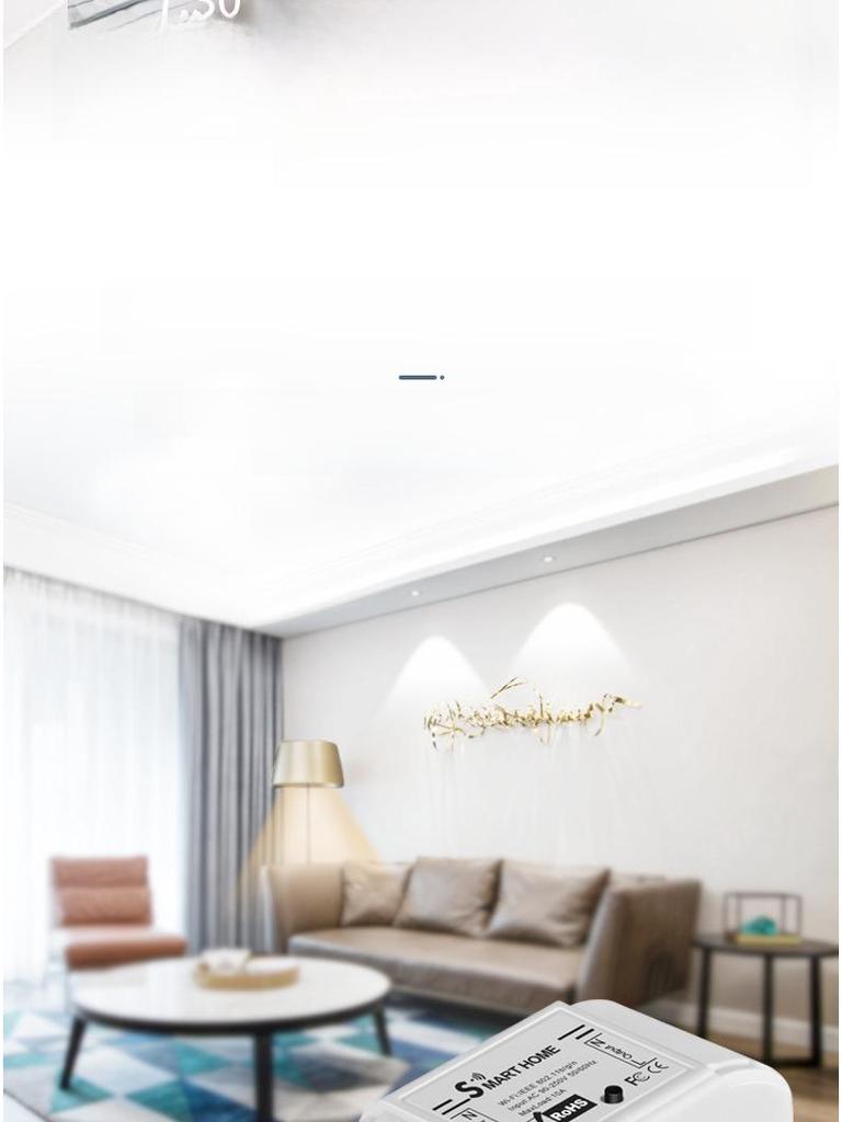 Graffiti WiFi Smart On/Off Lamp Control: App-Enabled Wireless Remote Switch