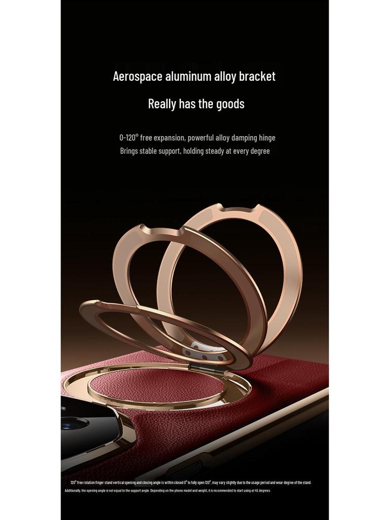 Kožené pouzdro na telefon Huawei Mate70 RS: Magnetický stojánek, Ochranný, Kompatibilní s 60RS Porsche Design