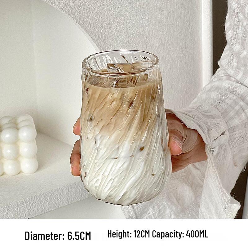 DU High Borosilicate Glass Coffee Cup 400ml