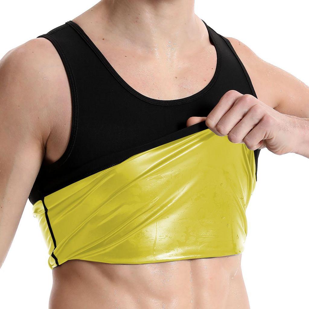 Men's Sweat-inducing Sauna Waist Cincher Vest, Slimming Sport Body Shaper for Fitness.