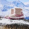 Anta Kids Trendy Fashion Thickened Warm Wear-Resistant Non-Slip High-Top Casual Shoes Kids Casual Shoes Lotus-Gray Raspberry-Pink A22449942-2