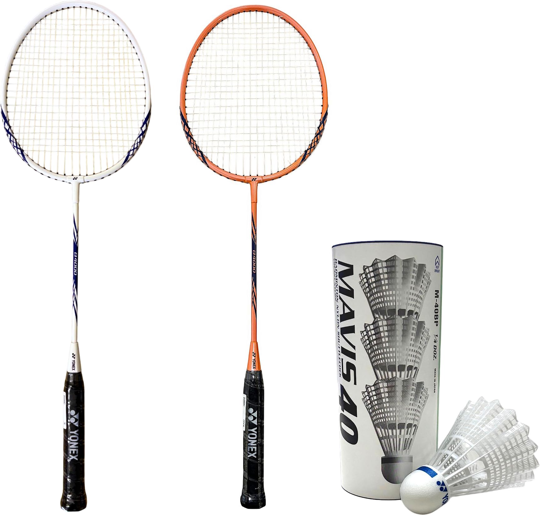 

Набор для бадминтона YONEX с воланом Набор бадминтонных ракеток из 2 штук B4000 Белый 3 [YONEX] (Детали шаттла)