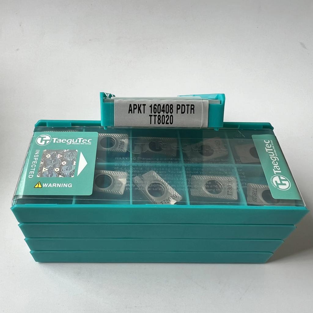 TaeguTec / APKT160408PDTR TT8020 / Original carbide blade 10 Pcs