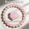 Rose Quartz Beaded Bracelet 6 8 10mm Natural Stone Healing Crystal Bracelet Reiki Vitality Charm Handmade Premium Gifts Jewelry