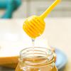 2Pcs Honey Mixing Stirrer Plastic Dipper Smooth Honey Comb Stick Spoon Grooved Honey Wand for Collecting Dispensing Drizzling Jam