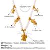 Seaside vacation wind shell starfish imitation pearl bracelet necklace niche design high-end suit women