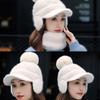 Hat Balaclava Set Beanie Scarf Set Winter Warm Knit Hat Scarf Set Skullies Beanie Men Ear Head-Neck Cover Ski Beanie Hat