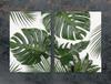 SZKLANA PŁYTA OCHRONNA DESKA 75x52 MONSTERA
