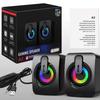 Volume Control Computer Speakers Stereo Sound PC Sound Box NEW RGB Subwoofer  Home Office