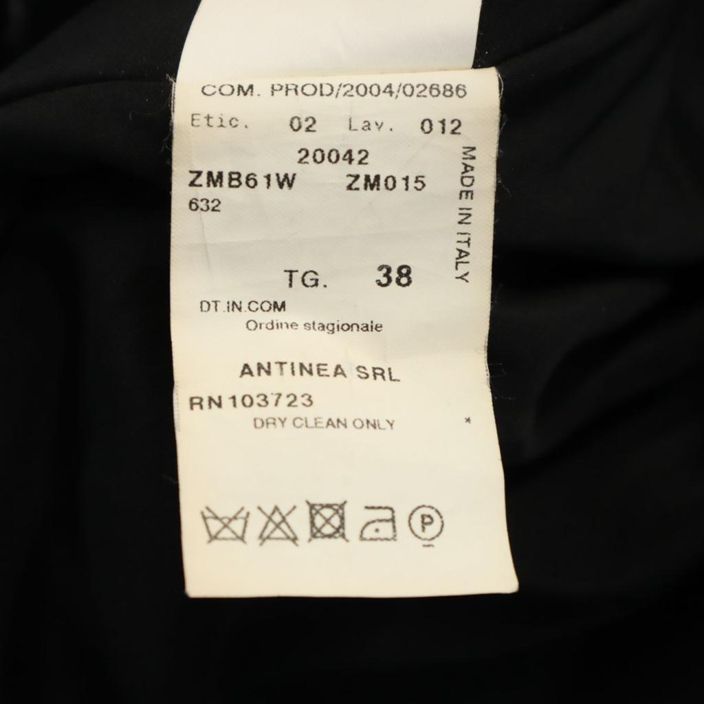 Armani Made In Italy Zip Jacket 38 Black Women Used