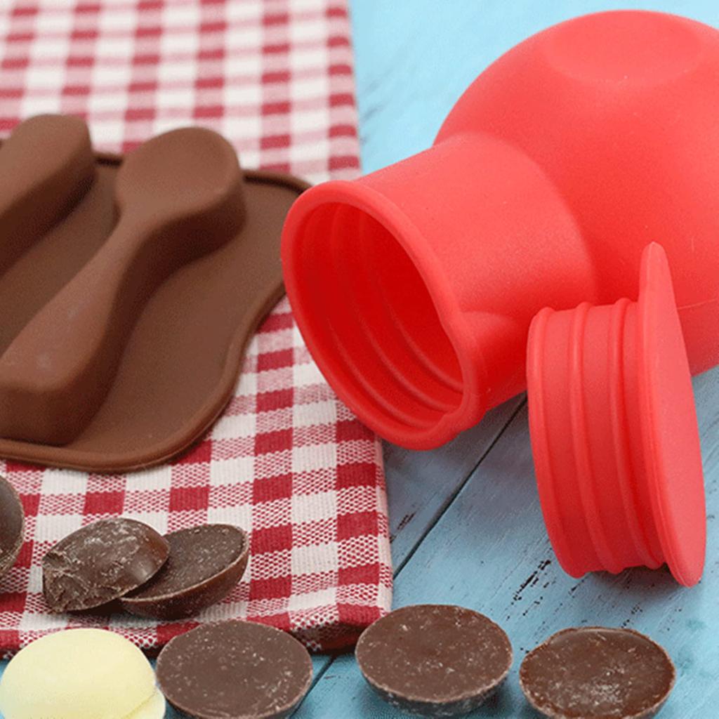 3-pack, silicone chocolate melting pot, butter sauce milk microwave baking and pouring tool