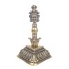 Brass Vajra Desktop Ornament Religious Ritual Instrument Demon Subduing Pestle Handheld Piece Collectible Old Copperware