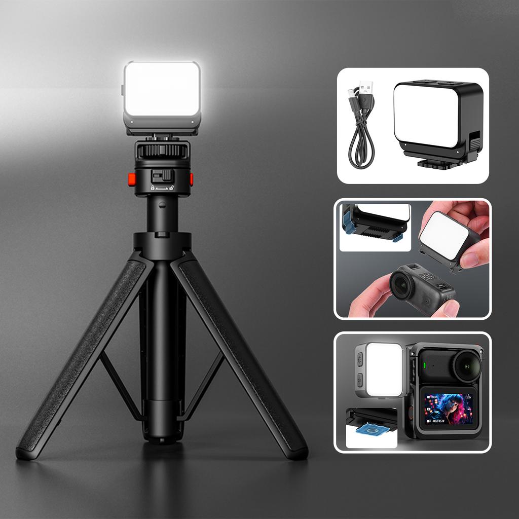 Magnetic Quick Release Fill Light for DJI Osmo Nano Accessories Mini Photography Vlogging Light with 3-Color Temperature Dimming