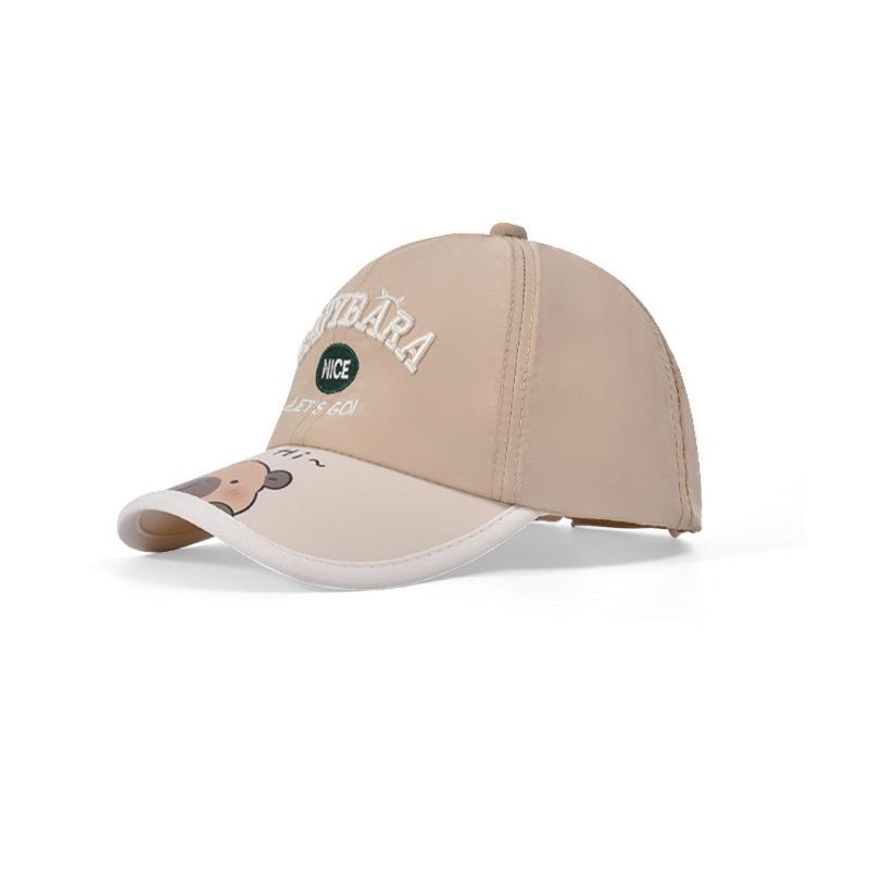 Children's Hat Quick-drying Waterproof Breathable Visor Cartoon Cute Cap Spring and Summer Outdoor Sun Protection Baseball Cap