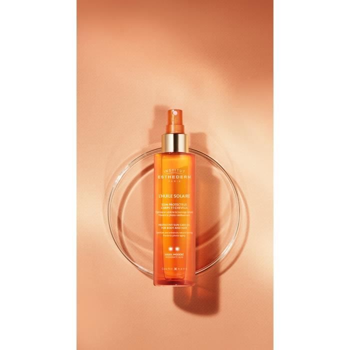 Huile Solaire - Esthederm - L'Huile Solaire Soin Protecteur - 150ml - Protection UV - Sans alcool
