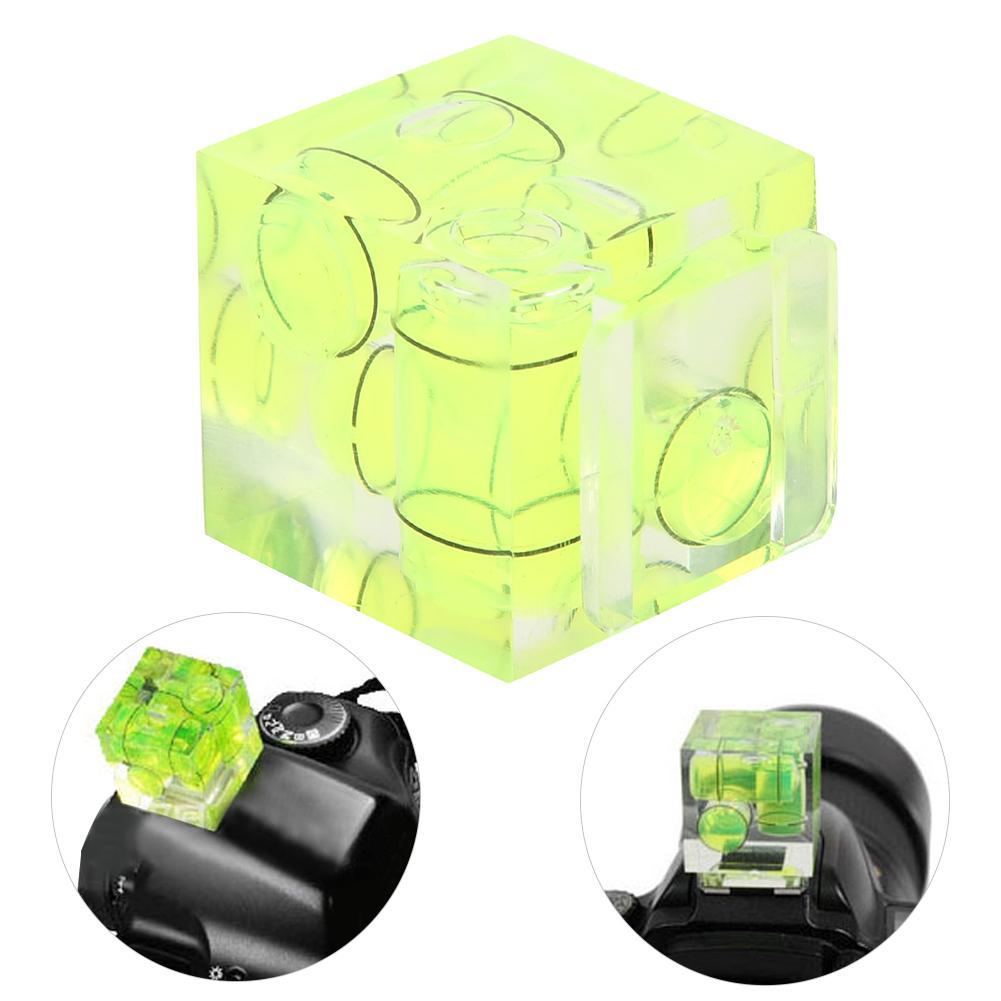 Cold Shoe Three Dimensional Square 3 Axis Bubble Air Level for Digital Camera
