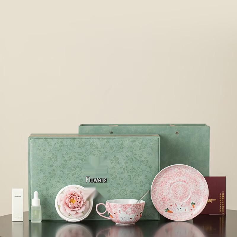 Wenxi Hand-Painted Scented Coffee Cup Gift Set