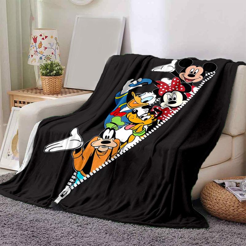 1pc, Cozy Disney Characters Home Decor Fleece Blanket: Perfect Gift for Bedroom, Living Room, Travel, Camping, Car