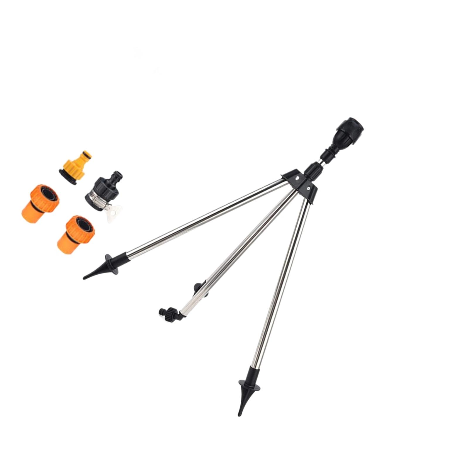 

Leakproof Adjustable 360 Degree Tripod Sprinkler With 1Inch Quick Connector For Efficient Lawn Garden Irrigation System